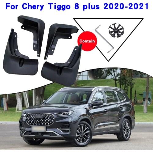 Car Fender Accessories For Chery tiggo 8 plus 2020-2021 Mudguards Splash Guards Fender Mudflaps Car Fender Mud Flaps