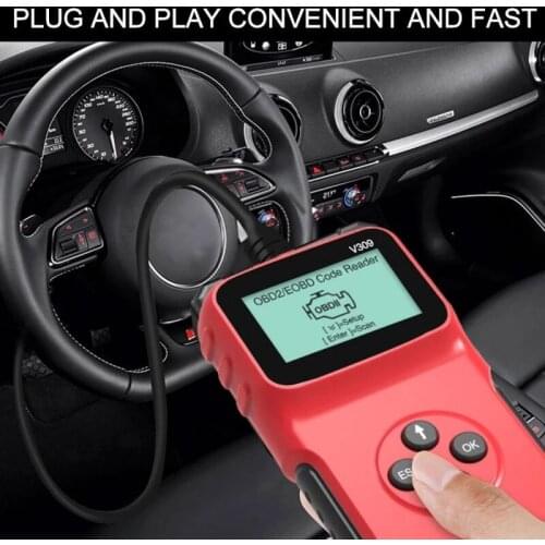 ELM327 V309 OBD 2 OBDII Car Auto Diagnostic Tool Interface Scanner OBD Code Reader Car Check Engine Fault Diagnostic Tool