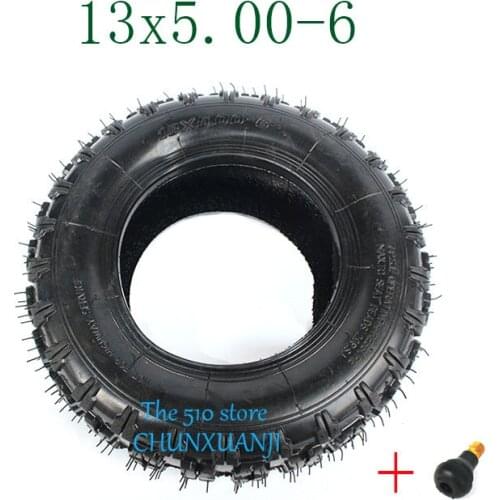 13x5.00-6 inch Tubeless Tyre 13*5.00-6 vacuum Tire butterfly flower tires For mini Buggy Mower Gokart Scooter Off-Road Wheel