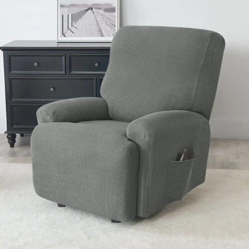 Polar Fleece Washable Removable Split Recliner Chair Cover Slipcovers Dog Cat Pet Single Seat Couch Lazy Boy Armchair Sofa Cover