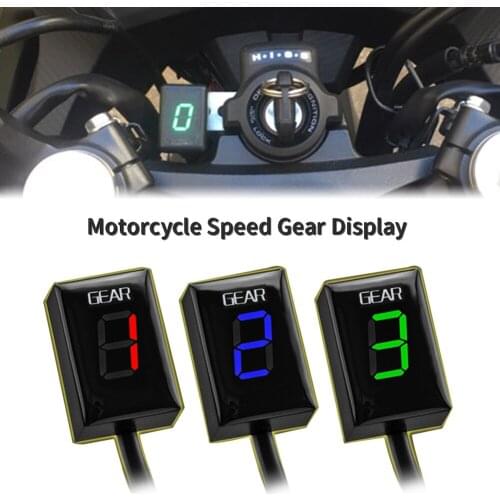 Motorcycle 1-6 Speed Gear Display Indicator Digital Speedometer For Kawasaki Ninja Versys Vulcan Z300 Z1000SX Z800 Z650 KLE650