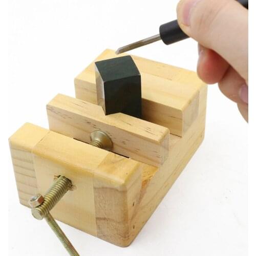 Wood Flat Vise Mini Clamp-on Bench Vise Flat Tongs Woodworking Carving Engraving