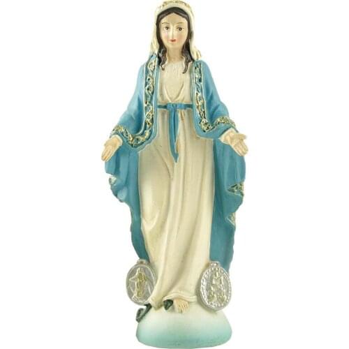 2020 New product Resin Handicraft Religious Figurine Catholicism Desktop Accessories 5.75" Our Lady Of Grace Statues