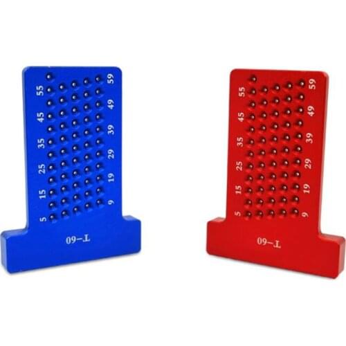 T60 Woodworking Scribe Ruler, T-shape Hole Scriber Aluminum Alloy Hole Positioning Scribe Gauge Right Angle Ruler for Carpenter