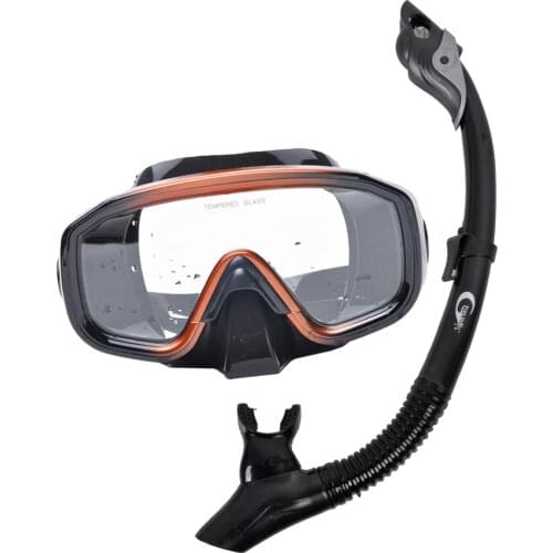 MagiDeal Scuba Dive Snorkeling Mask Goggles Snorkel Breathing Tube Set Mask+Breathing Tube Set Snorkeling Equipment