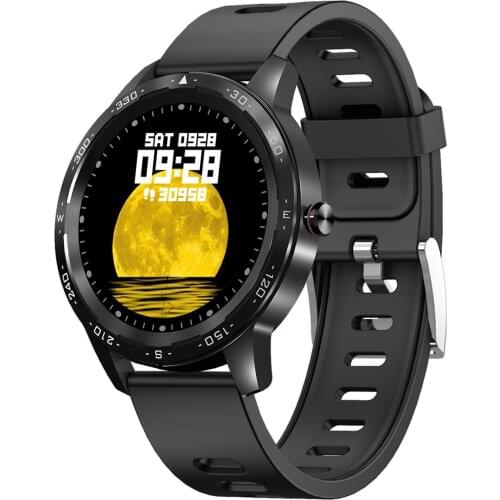 Fashion Men Women 1.28in Round Full Touch Screen Sport Smart Watch Music Control Bluetooth Call Fitness Waterproof Smartwatch#g3