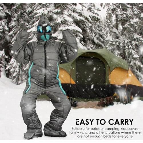 Wearable Sleeping Bag Comfortable Durable Pouch For Camping Sloffen Camping Equipment