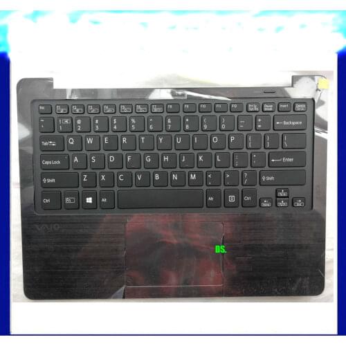 New for Sony Vaio SVF13N26PG SVF13N27PG SVF13N26PGB SVF13N23CXB SVF13N23CXS 3GFI1TAN040 Palmrest black US Keyboard backlit