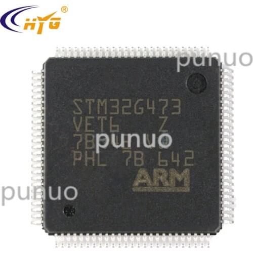 Original Authentic STM32G473VET6 Encapsulation LQFP100 32-bit MCU+FPU 512 Flash 128 KB SRAM Math Accelerator