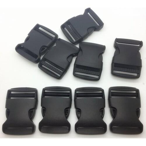 10pcs 2" 50mm Wide Contoured Side Release For Paracord Bracelet Plastic Buckle