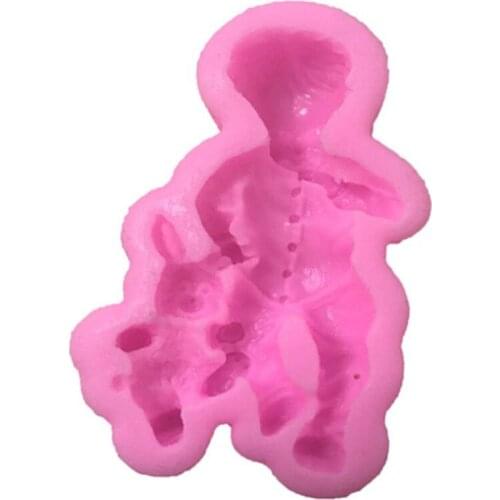 Boy and girl shaped silicone baking molds for cake cakes decorating bakeware baking tools for kitchen fondant making