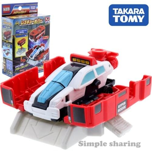 Takara Tomy Tomica Hyper Rescue AC05 Rescue Hover Car Hot Pop Kids Toys Motor Model Collectibles New