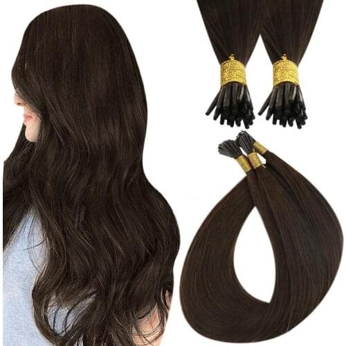 VeSunny Keratin Beads Stick I Tip Hair Brazilian 0.8g/s Prebonded Virgin Hair Extensions I Tip Fusion Extensions Remy Human Hair