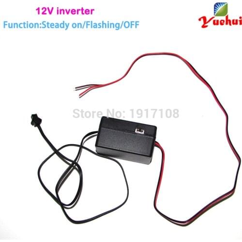 High quality 12V EL inverter/driver for loading 20meters EL wire or EL strip for Festival Dance Night club Party decoration