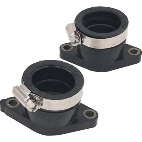 High Toughness Aluminum Rubber Carburetor Adaptor Fits for Yamaha TT 350 XT 350 Matte Black