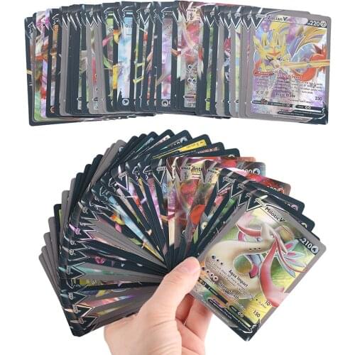 2020 Newest Pokemones card V Vmax card TAG TEAM Shining Cards Game Battle Trading Children Gift Toy
