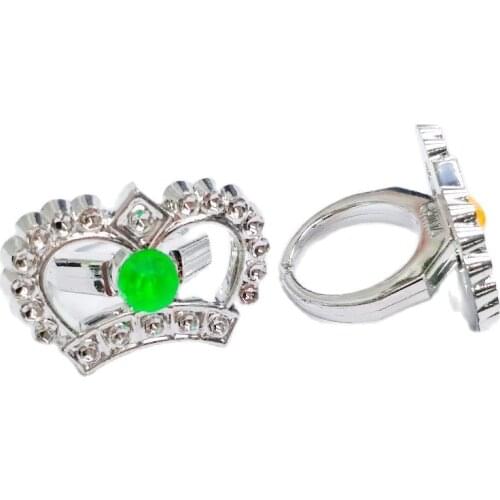 36 pcs Silver Princess Crown Rings Fashion For Girls Rings Toy Princess Birthday Party Favor Weddiing Pinata Bag Filler loot Gag