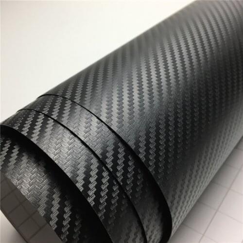 3D Carbon Fiber Vinyl Black Multiple Size Car Wrap Stickers Automobile Styling Accessories Decal Film Laptop Phone Motorcycle