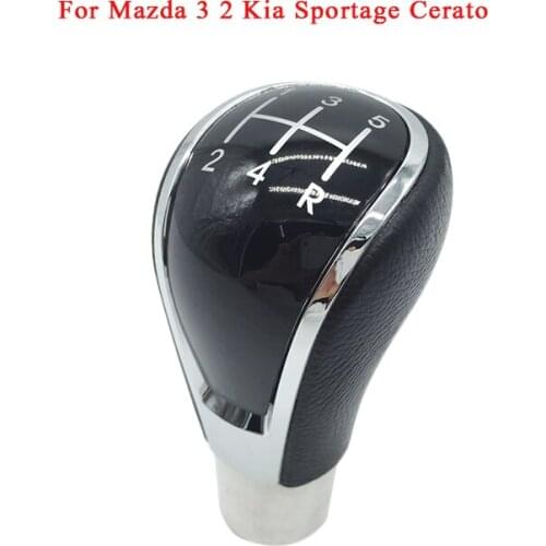 For Kia Sportage Cerato / Mazda 2 5 Speed Car Gear Stick Shift Knob Handball Manual Transmission Shifter Lever Arm Headball
