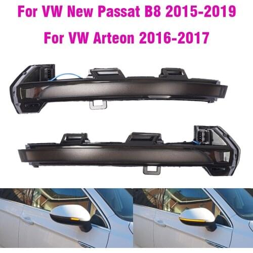 For VW Passat B8 2015-2020 For Arteon 2016-2017 Dynamic Turn Signal Light LED Side Mirror Indicator Blinker Lamp