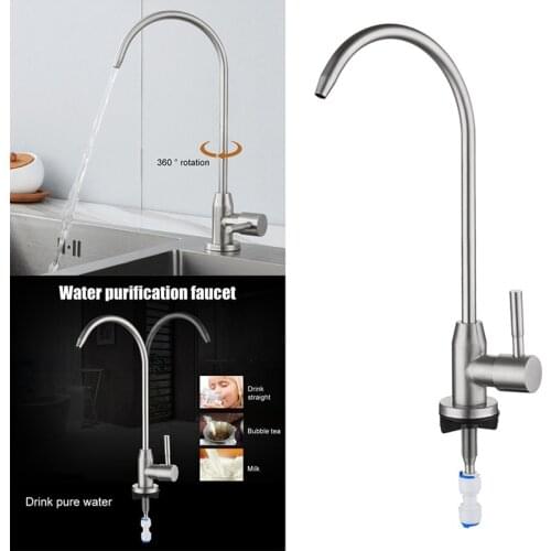 Faucet Tap Stainless Steel 360 Degree Rotatable Modern for Home Kitchen Sink B88