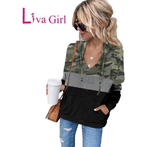 Liva girl Kangaroo Sweatshirts For Women
