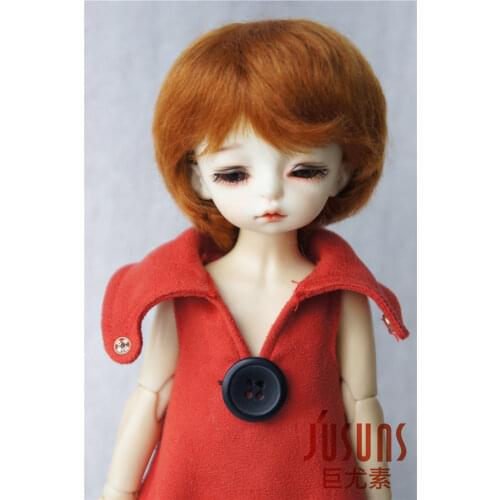 JD133 1/8 1/6 1/4 Fashion BJD Mohair Wig Boyish Short Hair Size 5-6inch 6-7inch 7-8inch Wig Doll Accessories