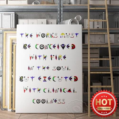 Motivational Quote Poster, Color Individuality Typeface Wall Art, Positive Text Wall Painting, Minimalist Letter Wall Stickers