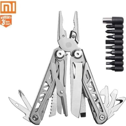 XIAOMI MIJIA Camping Outdoor Multitool Plier Cable Wire Cutter HRC78K Camping Stainless Steel Folding Knife Pliers Hand Tool