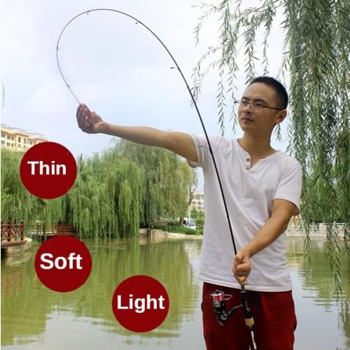 2021 New UL Power 1.68m 1.8m 1.98m Ultralight Carbon Solid Fishing Rod And Reel Carp Canna Da Pesca Spinning Fishing Rod