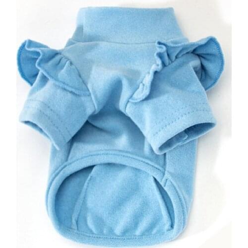 Dog Pet Clothing T-shirt Small Dog Clothes Pajamas Puppy Apparel Spring Autumn Bottoming Shirt Yorkshire Poodle Bichon Ooutfits