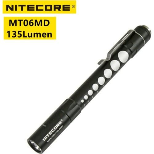 Original NITECORE MT06MD Purpose-designed medical inspection light Utilises a Nichia 219B LED Powered By 2* AAA batteries
