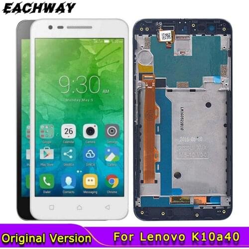Original Lenovo C2 K10a40 / Lenovo Vibe C2 LCD Display Touch Screen Digitizer Assembly Replace For 5.0" Lenovo K10a40 Display