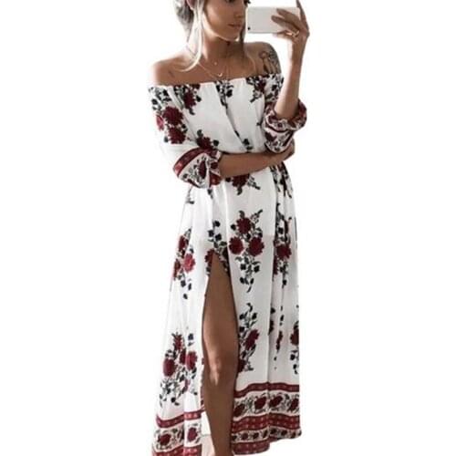 Ryfix Off-the-shoulder Summer Dresses