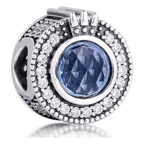 Fits Moments Bracelet Sparkling Charm Genuine 925 Sterling Silver Beads for Jewelry Making Women Gift kralen Wholesale