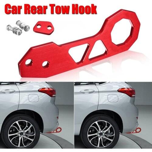 Universal Car Alloy Trailer Hooks 6 Colors Outdoor Car Auto Durable Aluminum Auto Emergency Multifunction Accessories Tools