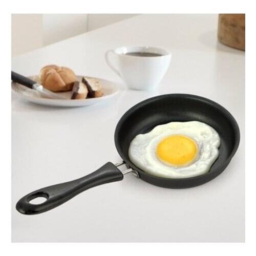 12/16cm Nonstick Pan Mini Fried Egg Pancakes Cast Iron Saucepan Gas Induction Cooker Universal Cooking Utensils Kitchen E11614