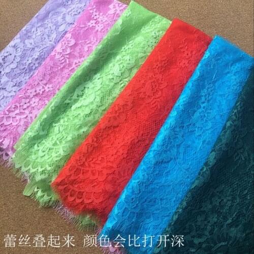 3Meter export veil wedding decoration eyelash lace wide 150CM handmade diy clothing accessories material