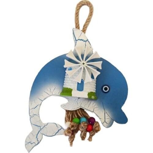Bimbambom Dolphin Door Ornament Dolphin Fish wall Decoration Nazarboncuklu lawn Ornament wall graphics gráficos de parede настенная графика