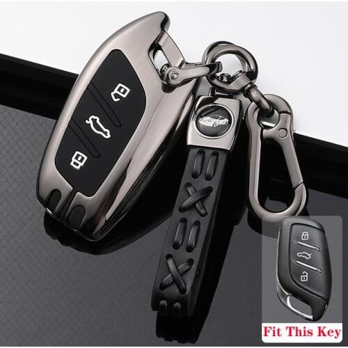 Zinc Alloy Car Key Cover Case Full Protection For MG 6 ZS HS Roewe RX5 RX8 i5 RX3 2018 2019 2020 Accessories