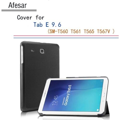 Tab E 9.6 SM-T560 Ultra Slim magnet smart pu leather Case Cover for Samsung Tab E 9.6 Nook 9.6 T561 T565 SM-T567V with stand