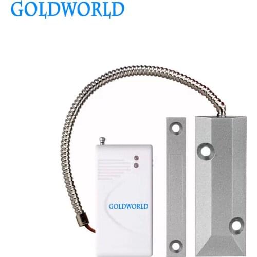 GoldWorld Metal Door Open Detector ,WIreless 433MHz door magnetic contact for my own gsm alarm system