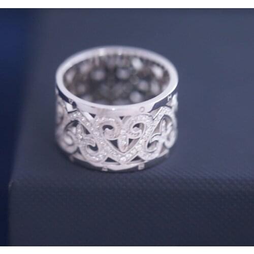 Designer Fashion 925 Sterling Silver Jewelry 3A Cubic Zirconia Party Ring