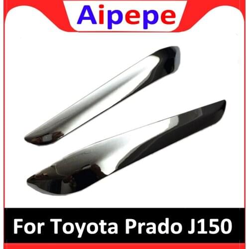 For Toyota Land Cruiser 150 Prado LC150 FJ150 2010-2016 Chrome Rear Corner Trim Bumper Guard Styling Accessory