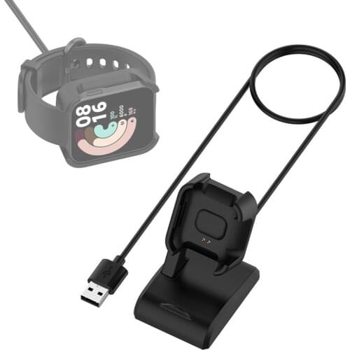Smartwatch Dock Charger Stand Adapter USB Charging Cable Holder for Xiaomi Mi Watch Lite/Redmi Global Smart Watch Accessories