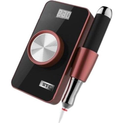 Portable Rechargeable Nail Drill Machine 35000 RPM LCD HD Display Metal Handpiece Electric Nail Sander