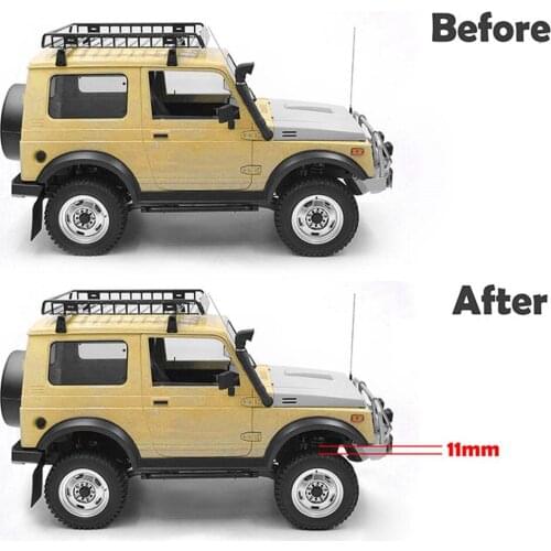 Metal Riser Set 11mm Riser Kit for 1/6 CAPO Sixer 1 Samurai Jimny RC Car Parts Accessories