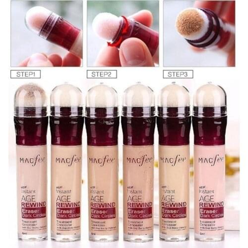 Concealer Stick Foundation Makeup Full Cover Contour Face Concealer Cream Base Primer Moisturizer Hide Blemish Eye Bags TSLM1