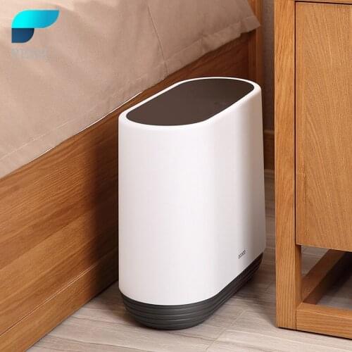 PEISI Bathroom Trash Acceptor Bathroom For Kitchen Trash Bin Paper Basket Kitchen Recycling Trash Bins Home Bathroom Accessories