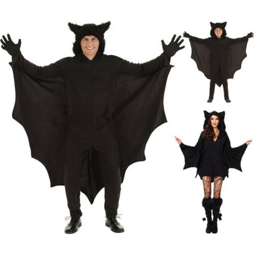 Halloween Vampire Child Adult Bat Costume Bat Cosplay Parent-child Costume Vampire Party Role Performance Costume